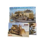 A COLLECTION OF THREE 1/35 SCALE MODEL KITS To include Meng IDF tank crew, Meng D9R armoured