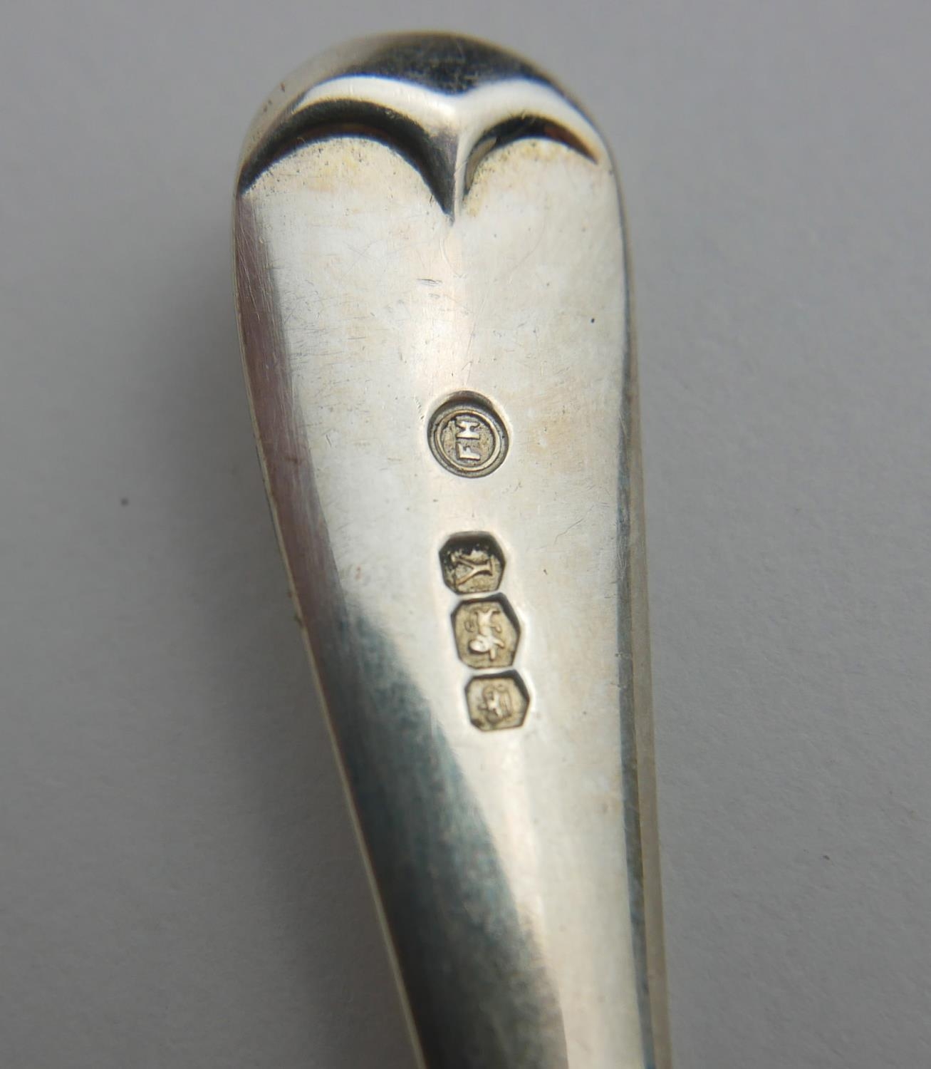 A SET OF SIX VINTAGE SILVER GRAPEFRUIT SPOONS Plain form, hallmarked Francis Howard, Sheffield, - Image 3 of 3