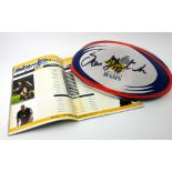 LAWRENCE DELLAGLIO, AN AUTOGRAPHED RUGBY PROGRAMME, DATED FEB 2004 London Wasps, V Nec Harlequins,