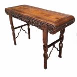 A Chinese hardwood altar table, c.1900 W 120 cm D 45cm H 83cm
