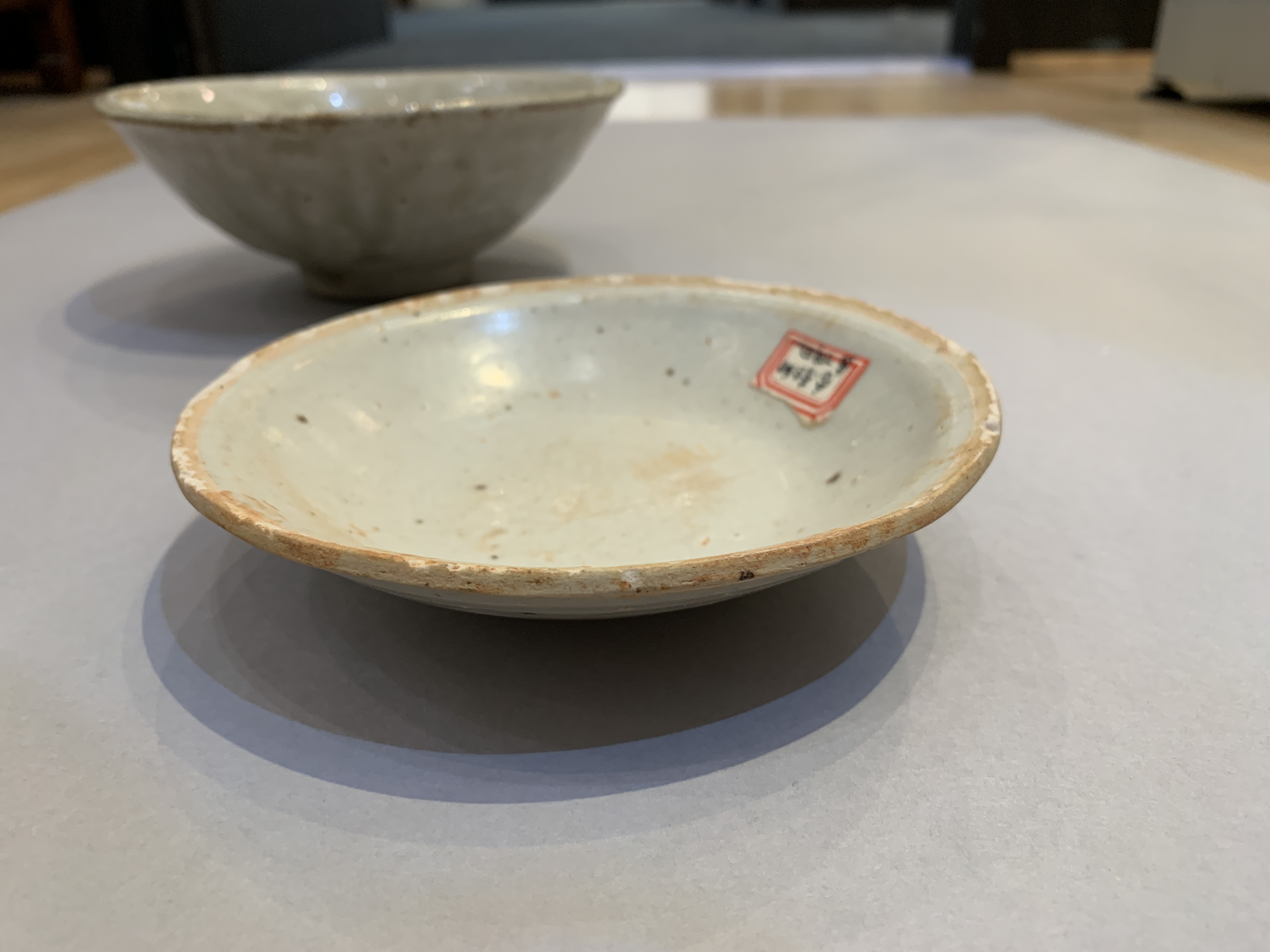 Two Qingbai Bowls,Song/Yuan dynasty. - - W15.7cm and W13.2cm - Image 6 of 6