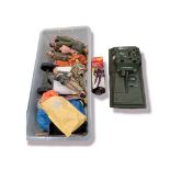 A LARGE COLLECTION OF ACTION MEN FIGURES with uniforms and Equipment to also include a Scorpion