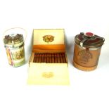 A COLLECTION OF VINTAGE CIGARS, to include a box of twelve Romeo and Juliet cigars, a glass jar