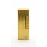 A rolled gold Dunhill lighter,