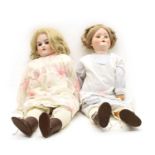 An Armand Marseille bisque head and shoulder doll,