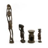 An African figural stool,