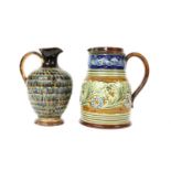 Two Doulton Lambeth Stoneware jugs
