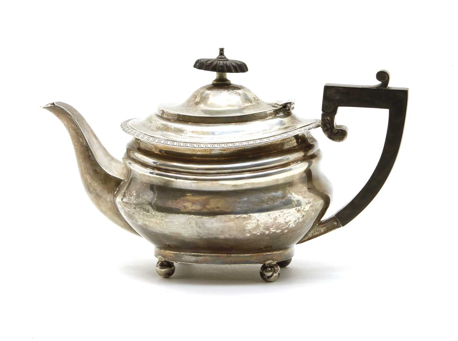 A sterling silver teapot, - Image 2 of 4