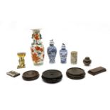 Various Asian items: