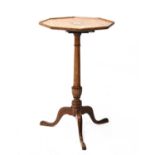 A George III oak occasional table,