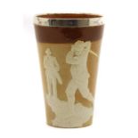 A Royal Doulton golfing beaker