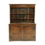 A 17th century oak dresser,