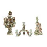 Two late 19th century German porcelain items,