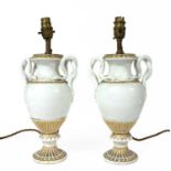 A pair of Meissen style vases