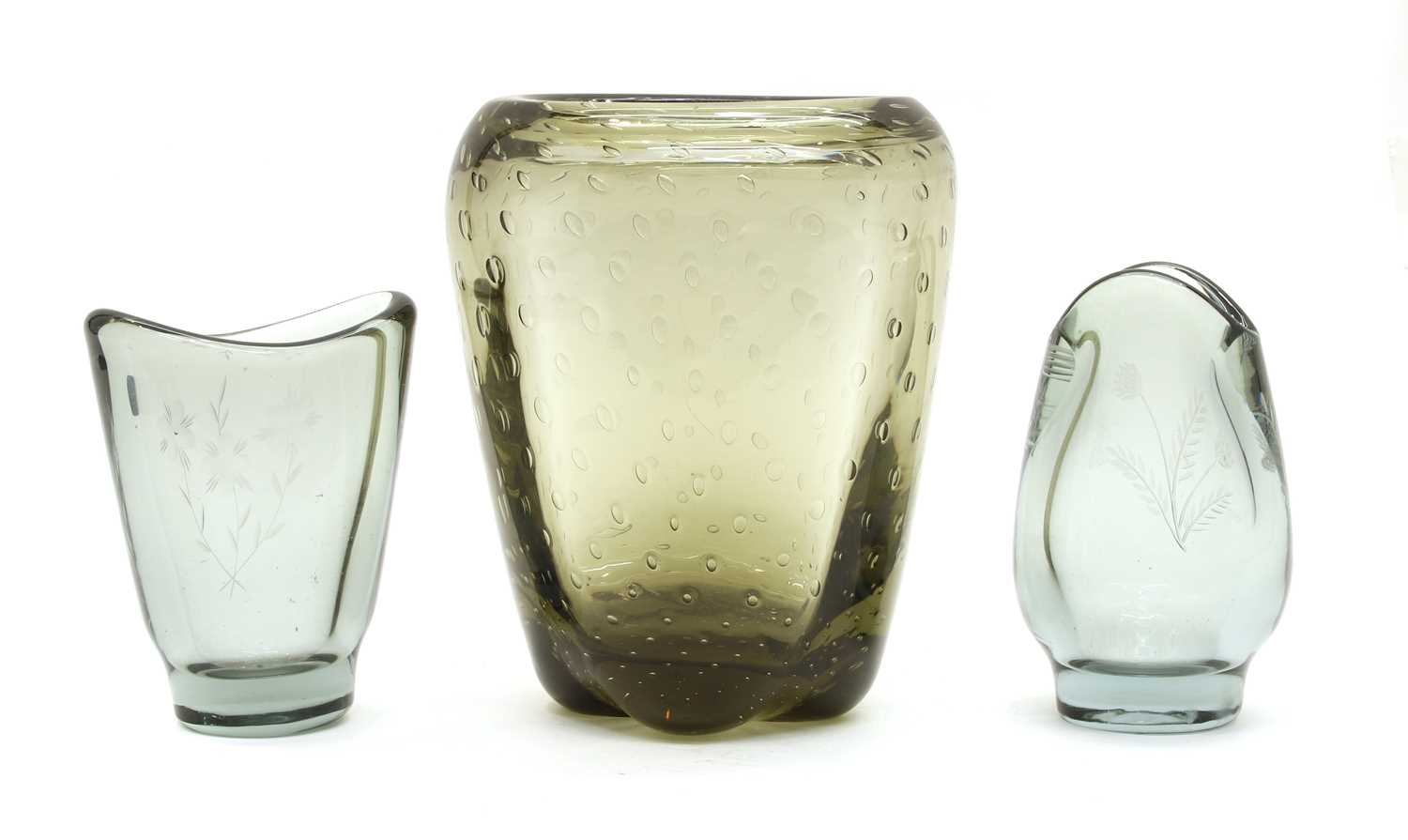 Three items of studio glassware - Bild 2 aus 2