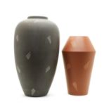 Two modern Heals vases,