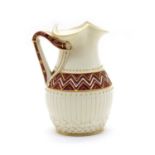 A Victorian Belleek jug,