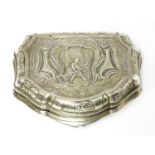 A Dutch silver box,