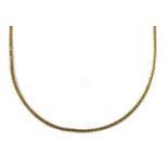 A 9ct gold 'S' link chain,