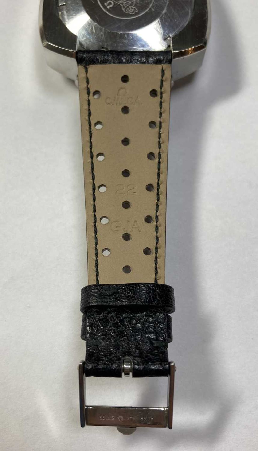 A stainless steel Omega 'Seamaster Bullhead' mechanical strap watch, c.1970, - Image 5 of 18