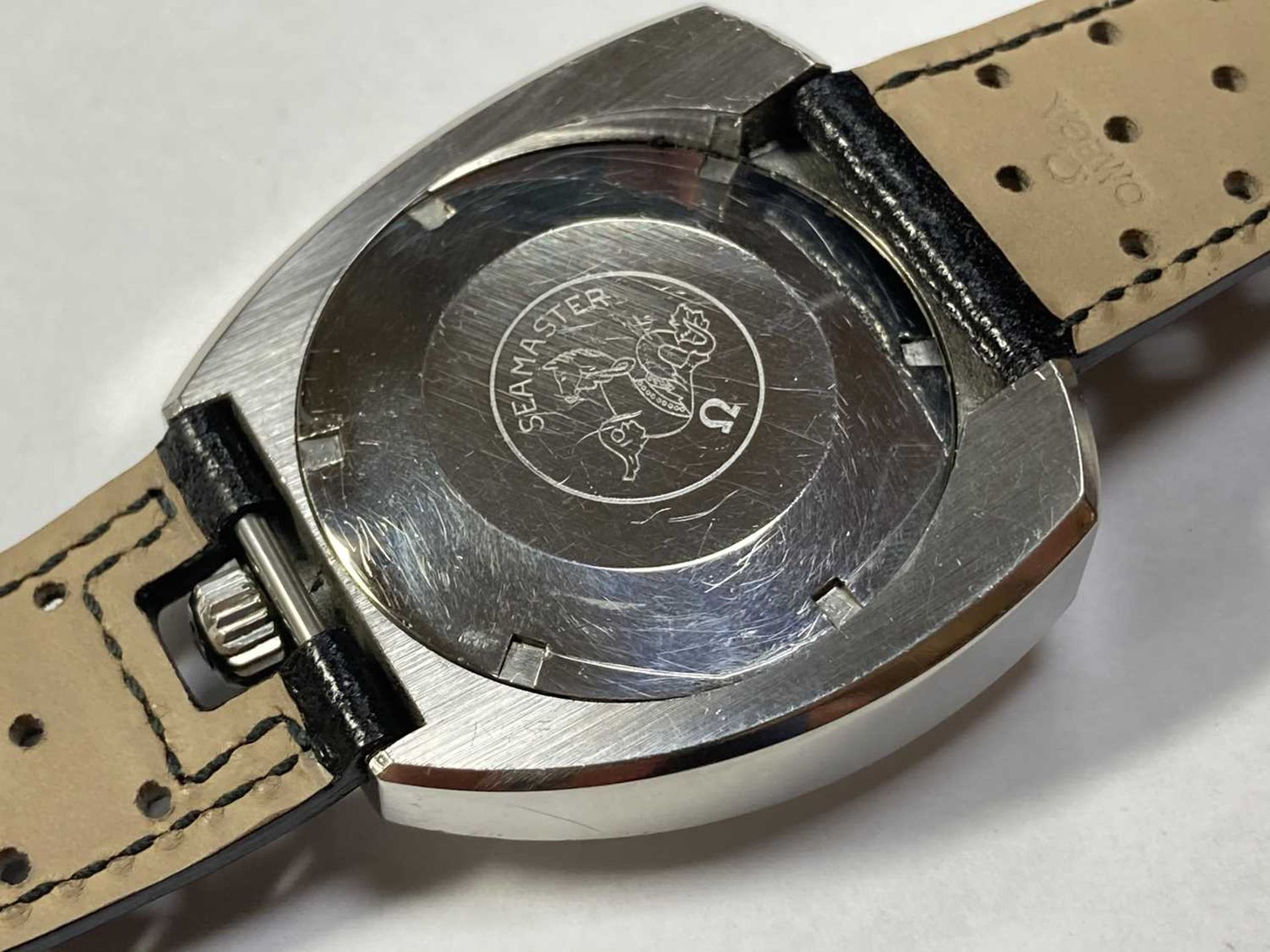 A stainless steel Omega 'Seamaster Bullhead' mechanical strap watch, c.1970, - Image 18 of 18