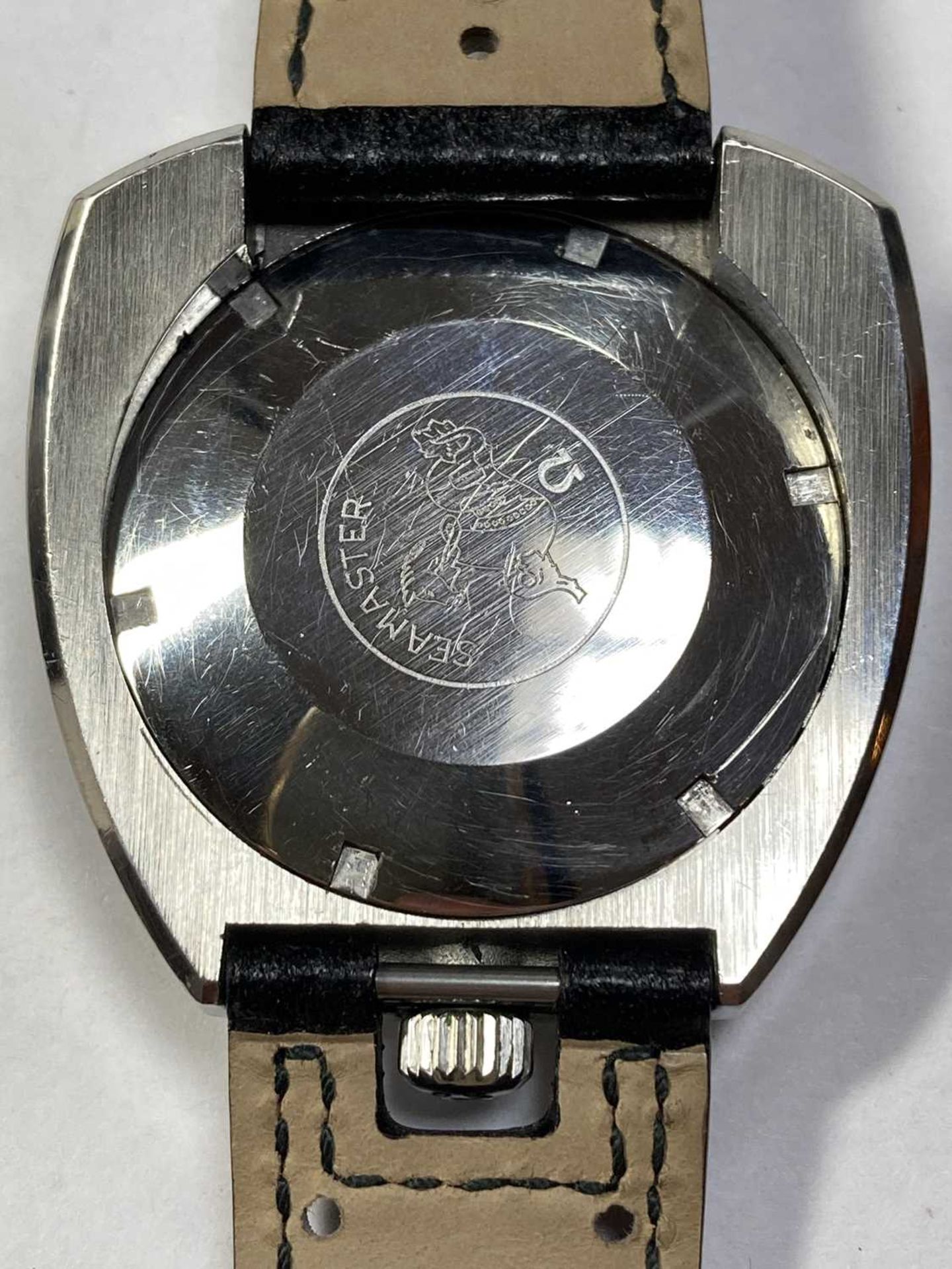 A stainless steel Omega 'Seamaster Bullhead' mechanical strap watch, c.1970, - Image 9 of 18