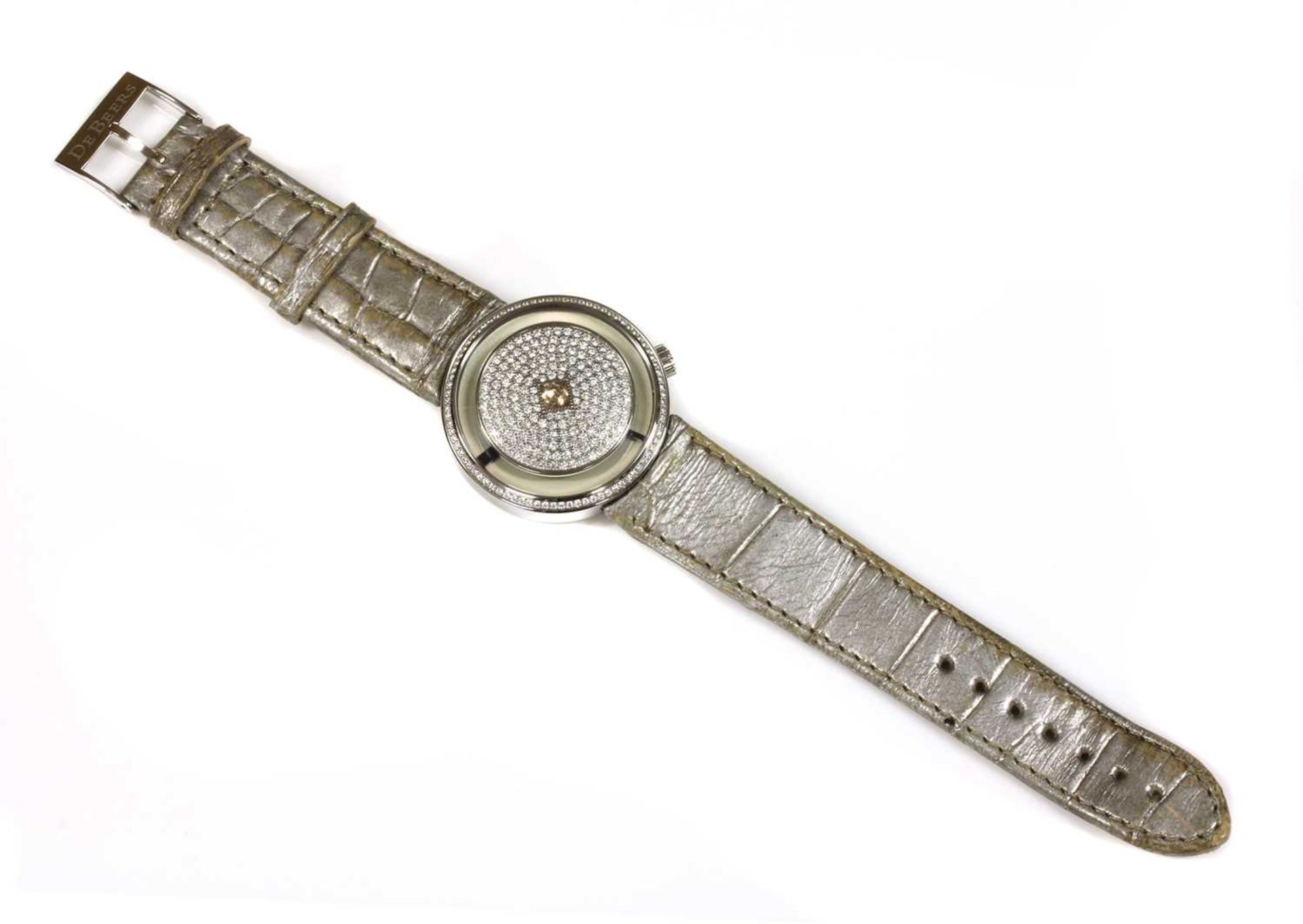 A ladies' stainless steel De Beers mini 'Talisman Suntime' quartz strap watch, c.2008, - Image 3 of 3