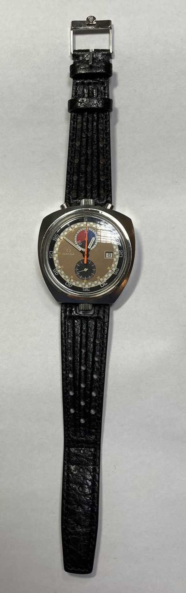 A stainless steel Omega 'Seamaster Bullhead' mechanical strap watch, c.1970, - Image 11 of 18