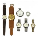 A quantity of watches,