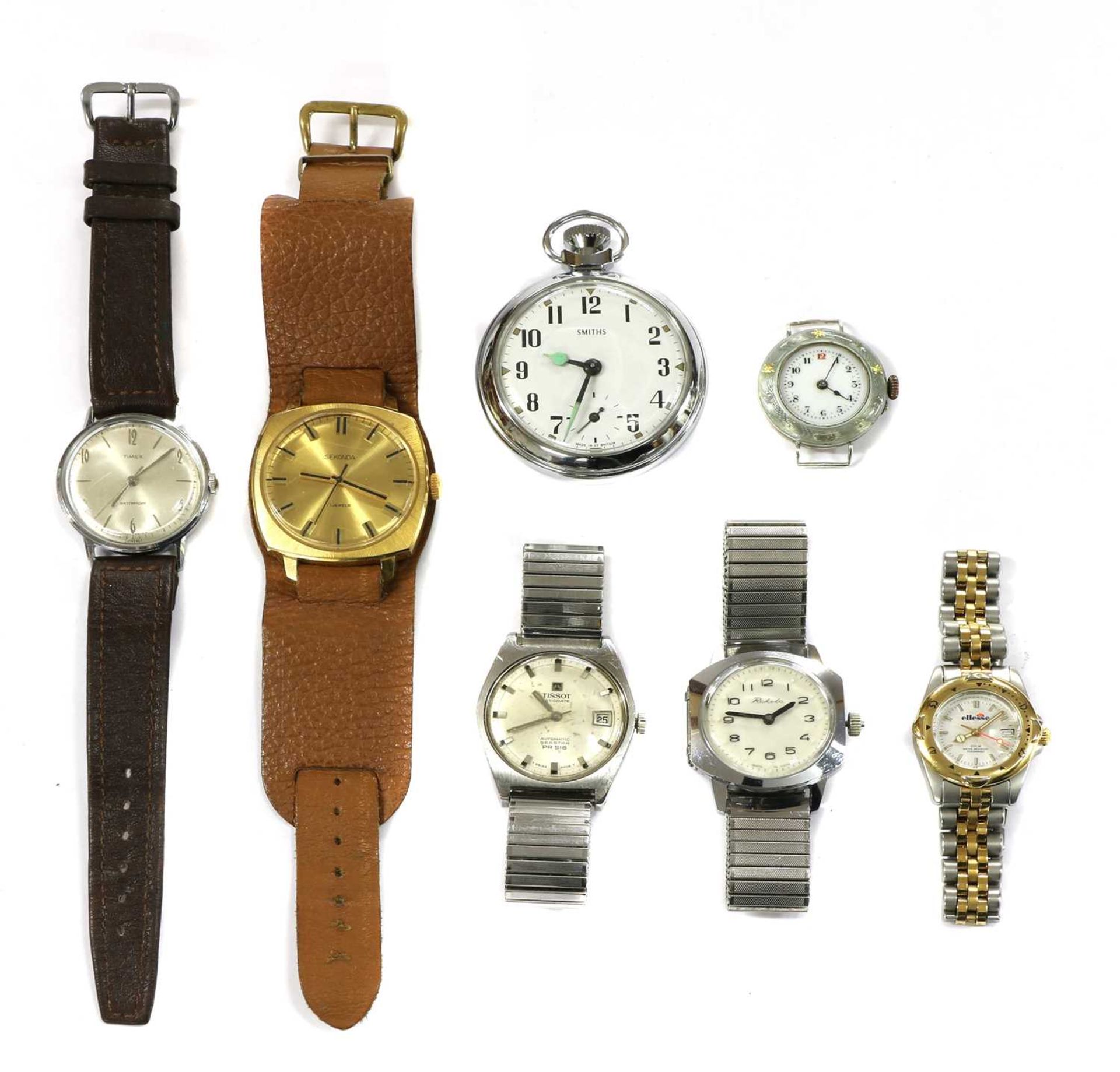 A quantity of watches,