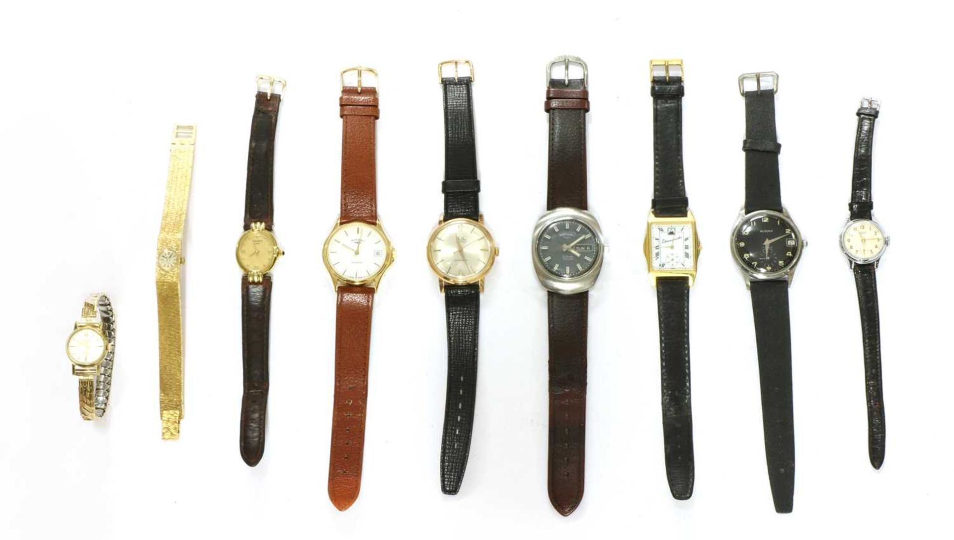 A quantity of watches,