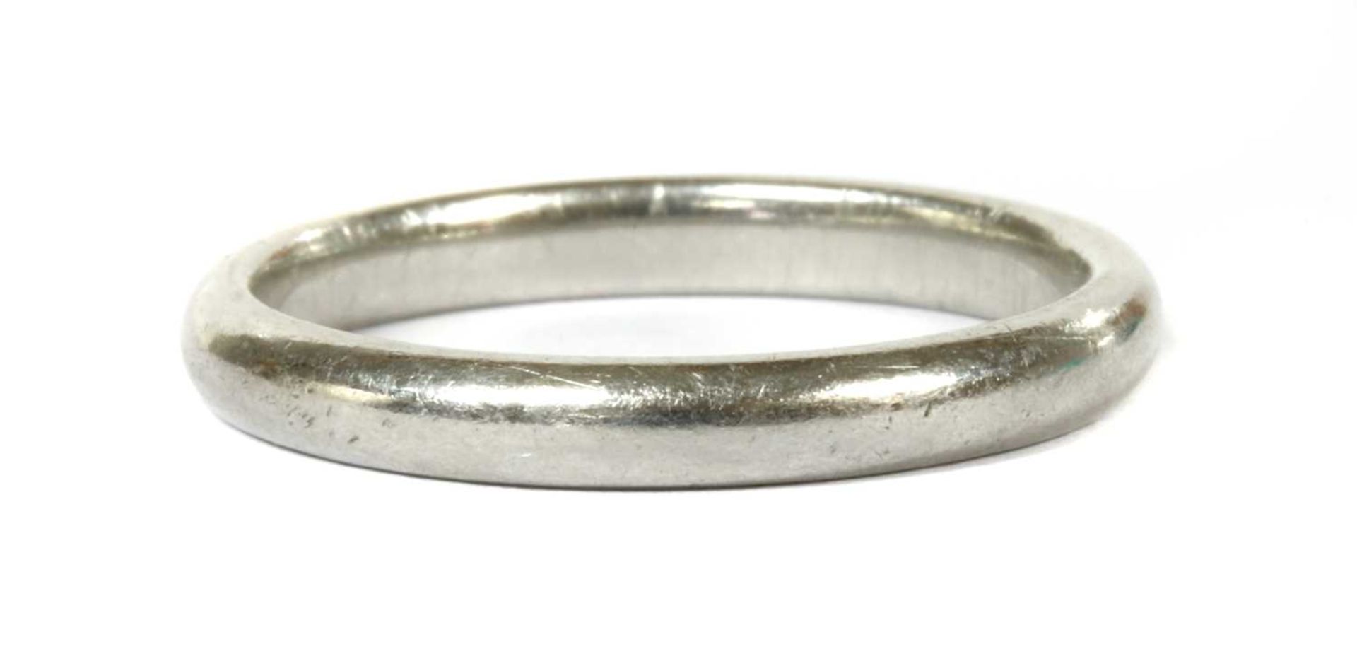 A 'D' section wedding ring, by Tiffany & Co.,