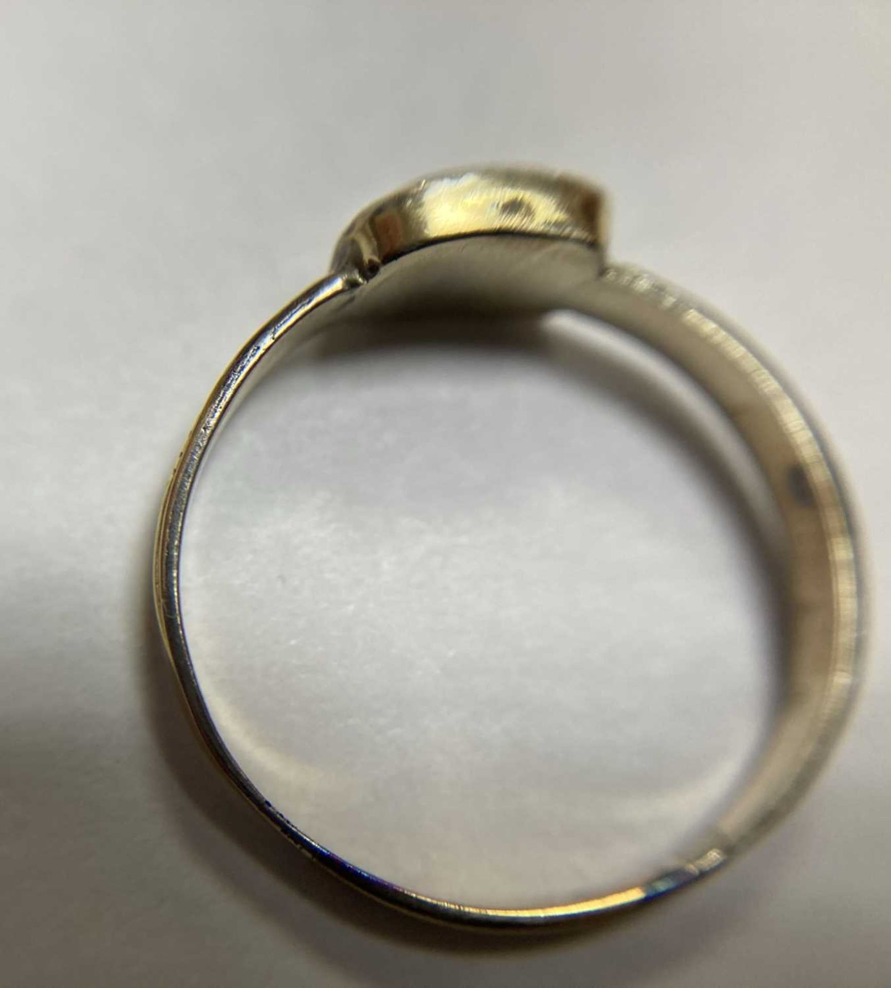 A Victorian gold white gemstone and emerald ring, - Bild 8 aus 8