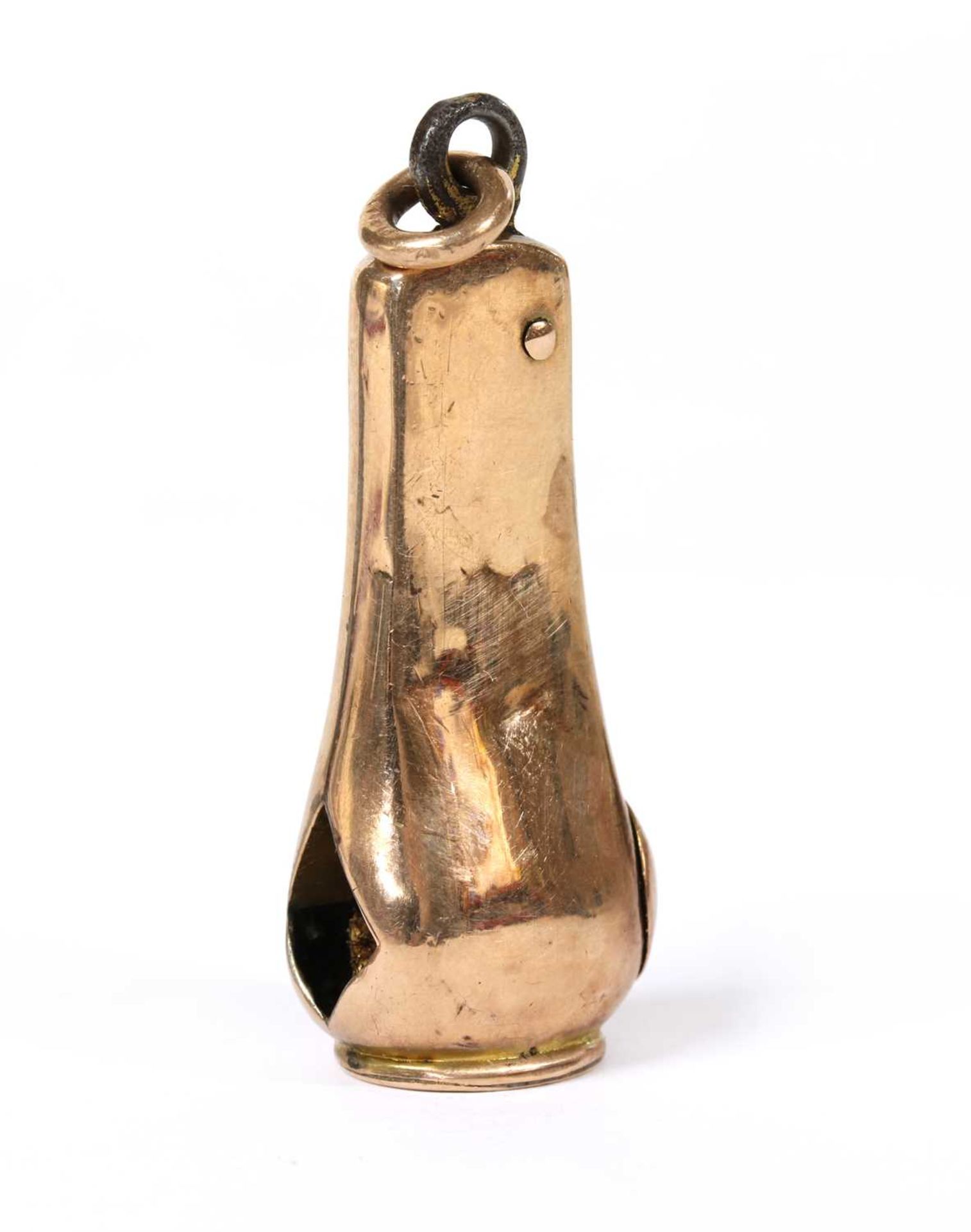 A gold cased gem set cigar cutter, - Image 3 of 3