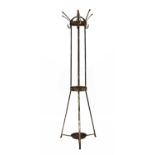 A French iron coat rack,