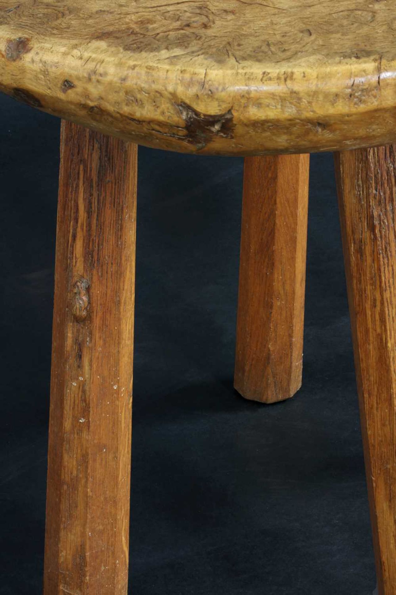 A Robert 'Mouseman' Thompson burr oak table, - Image 10 of 16