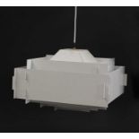 A Louis Poulsen ceiling light,