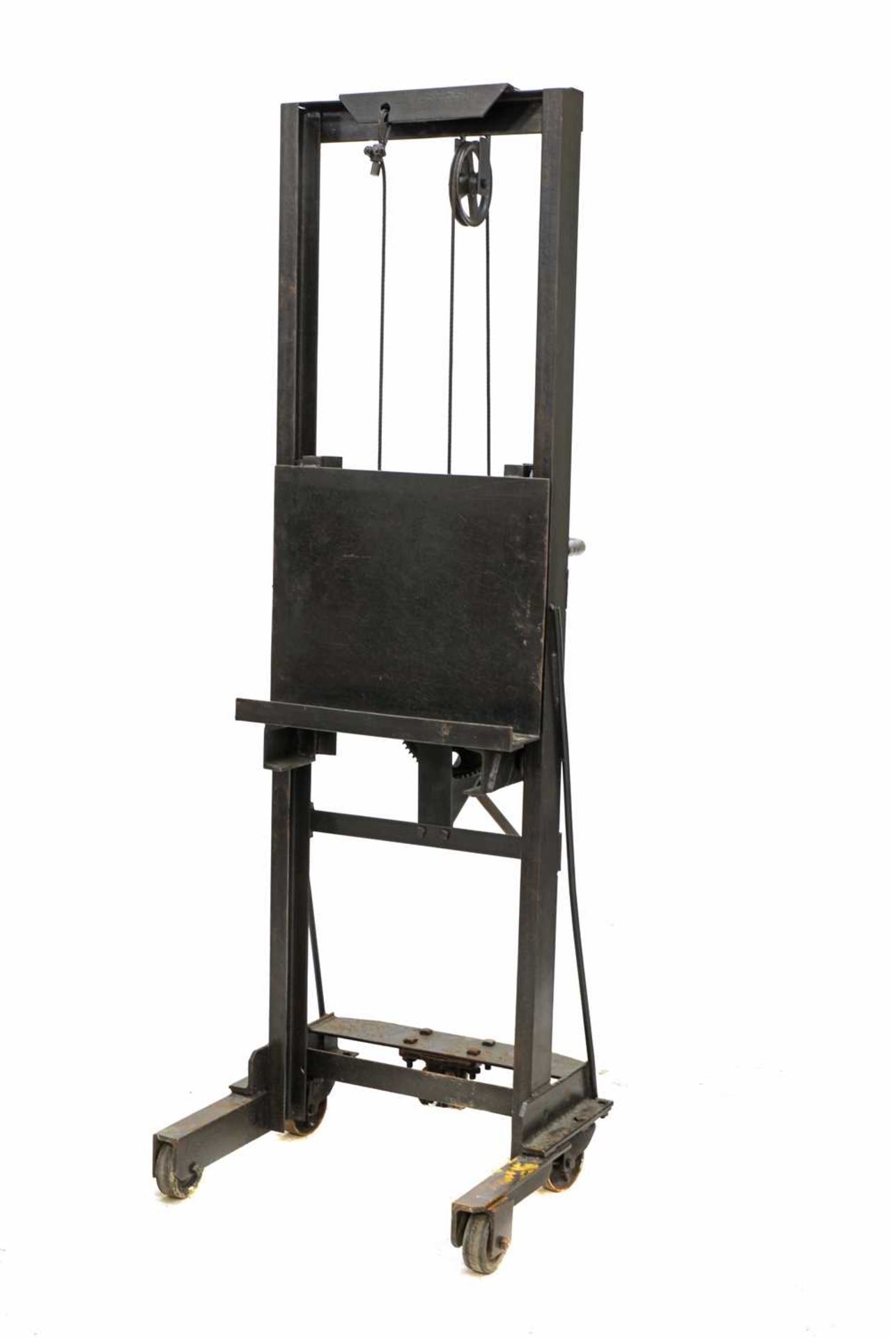 An industrial cast iron easel, - Image 3 of 3