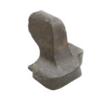 A carved stone sculpture,
