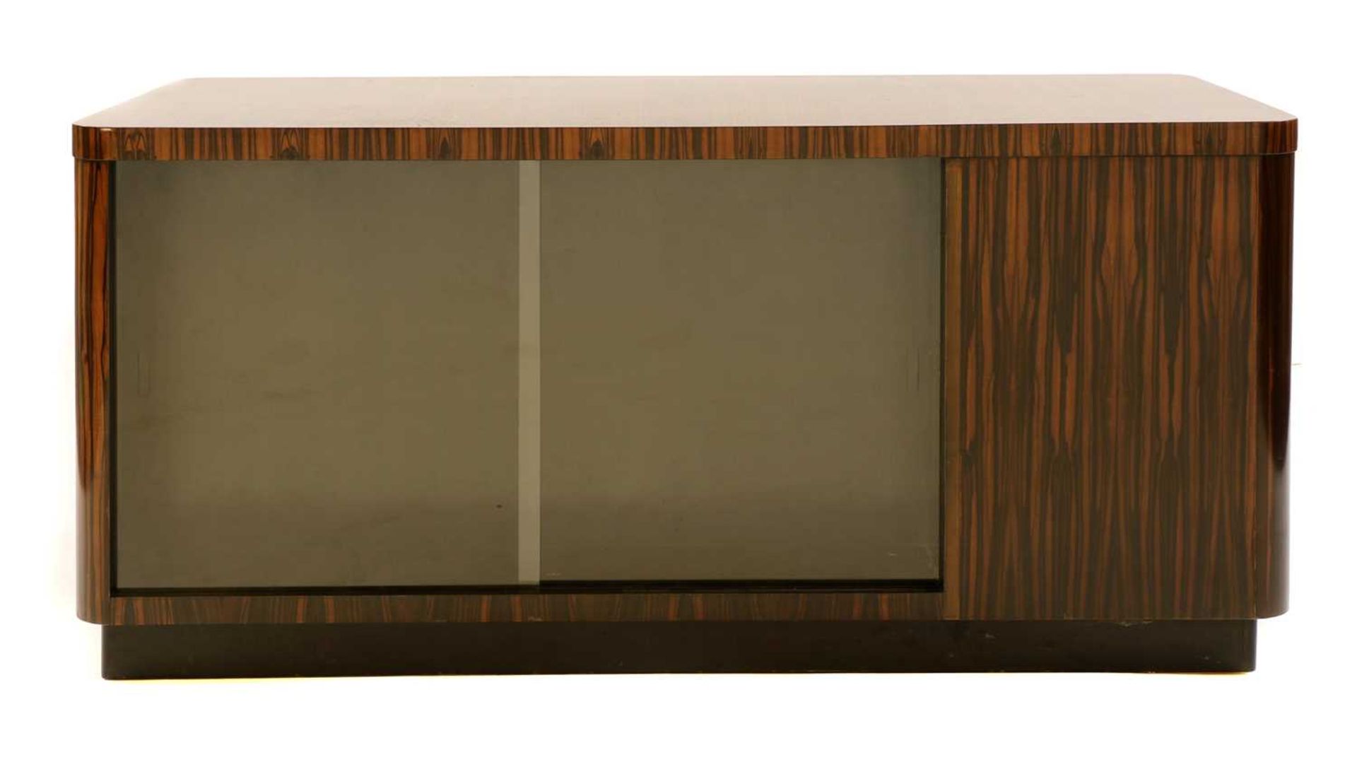 An Art Deco Madagascan ebony desk, - Image 3 of 5