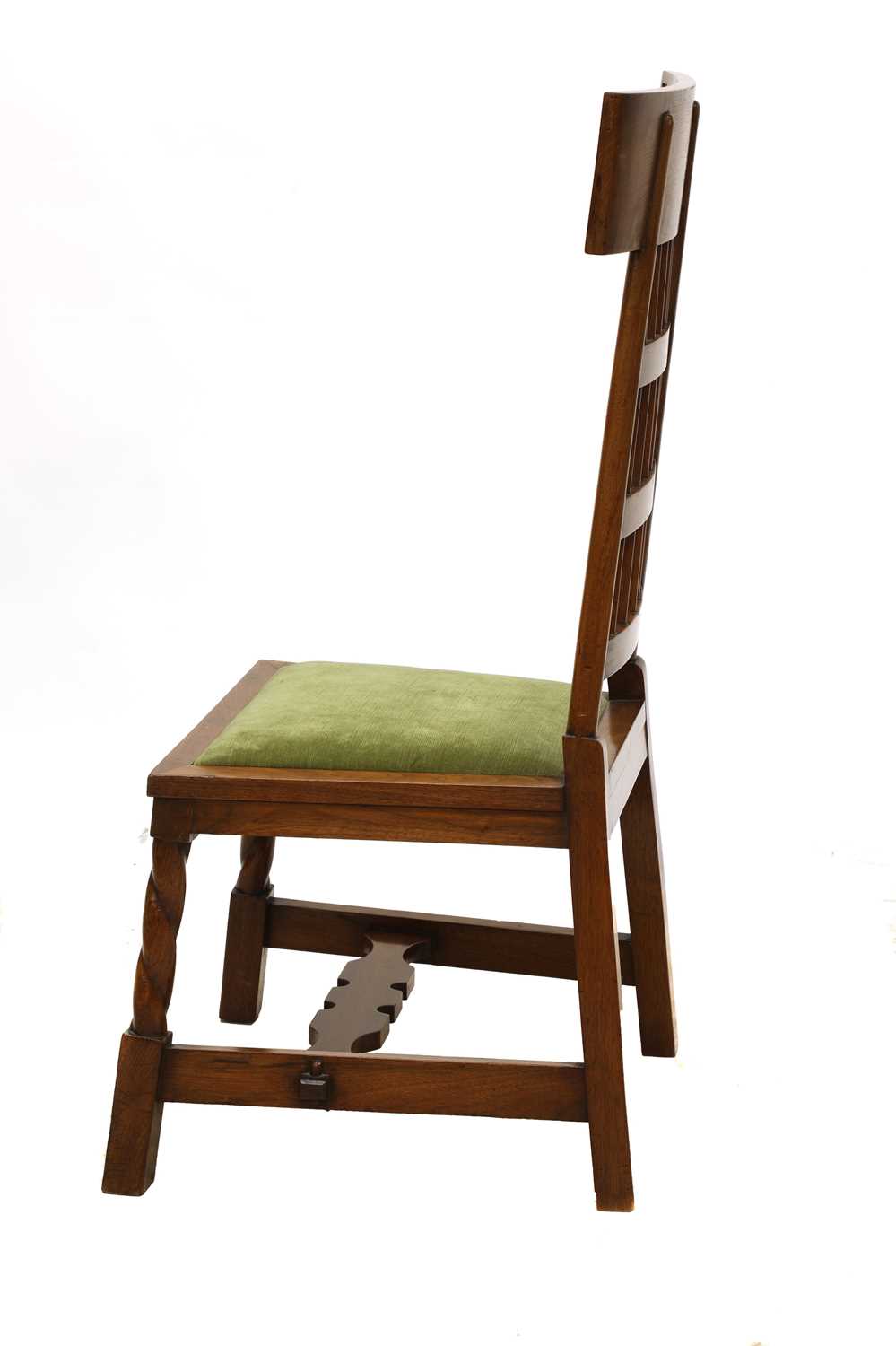 A Liberty walnut side chair, - Image 4 of 9