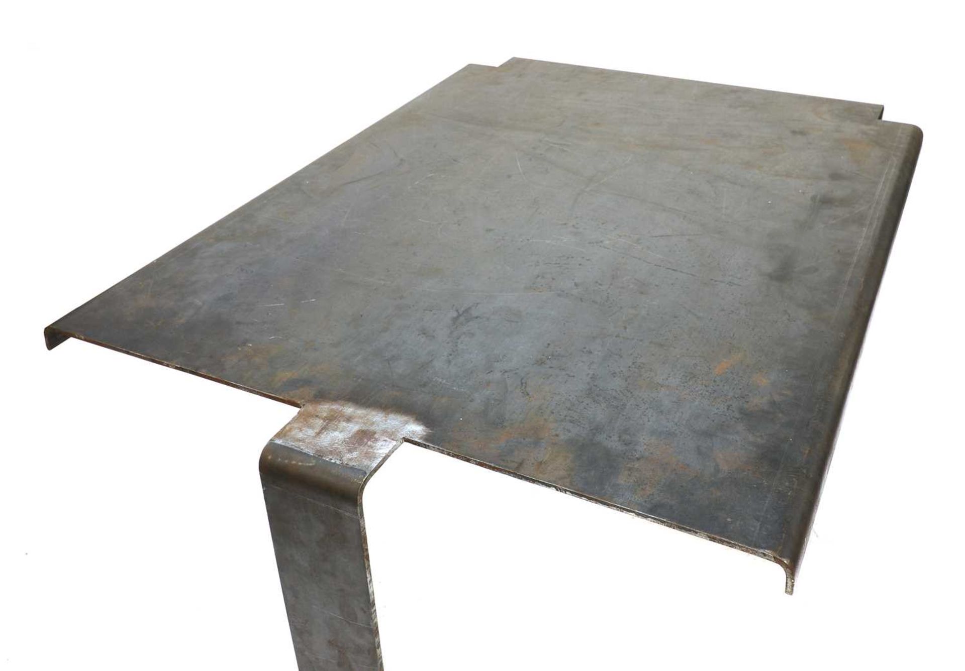 An 'industrial' steel desk, - Image 2 of 3