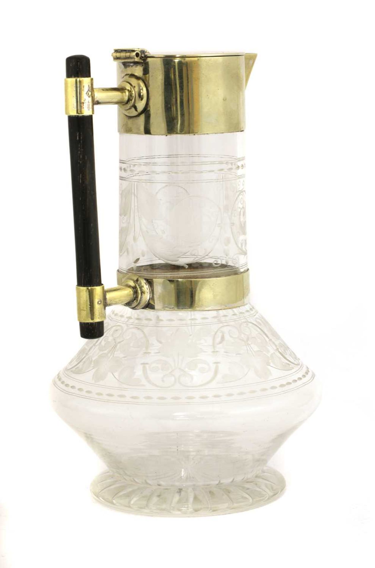 A glass claret jug, - Image 3 of 3