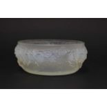 A Lalique 'Primeveres' opalescent glass bowl,