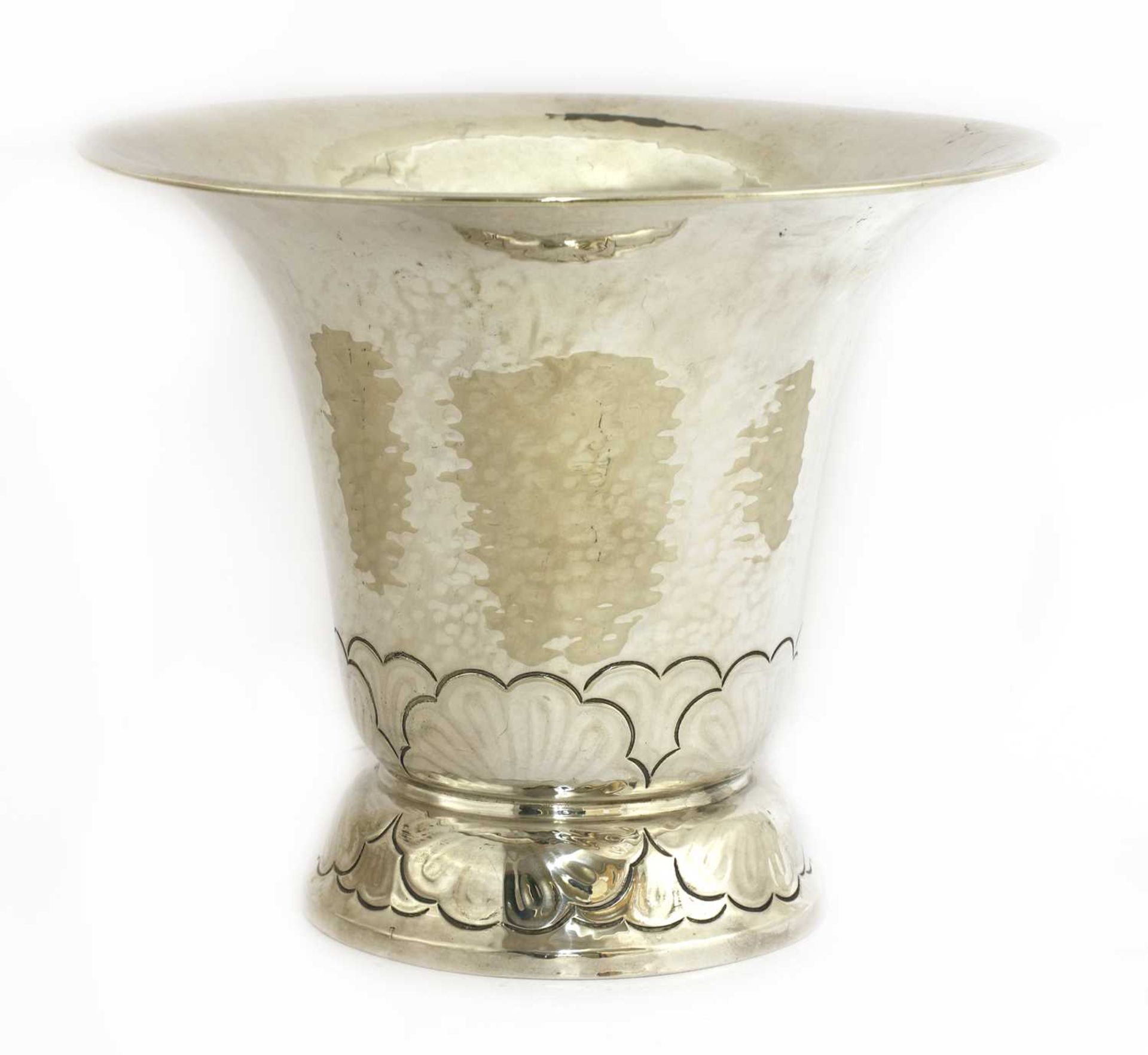An Art Deco Swedish silver vase, - Image 3 of 3