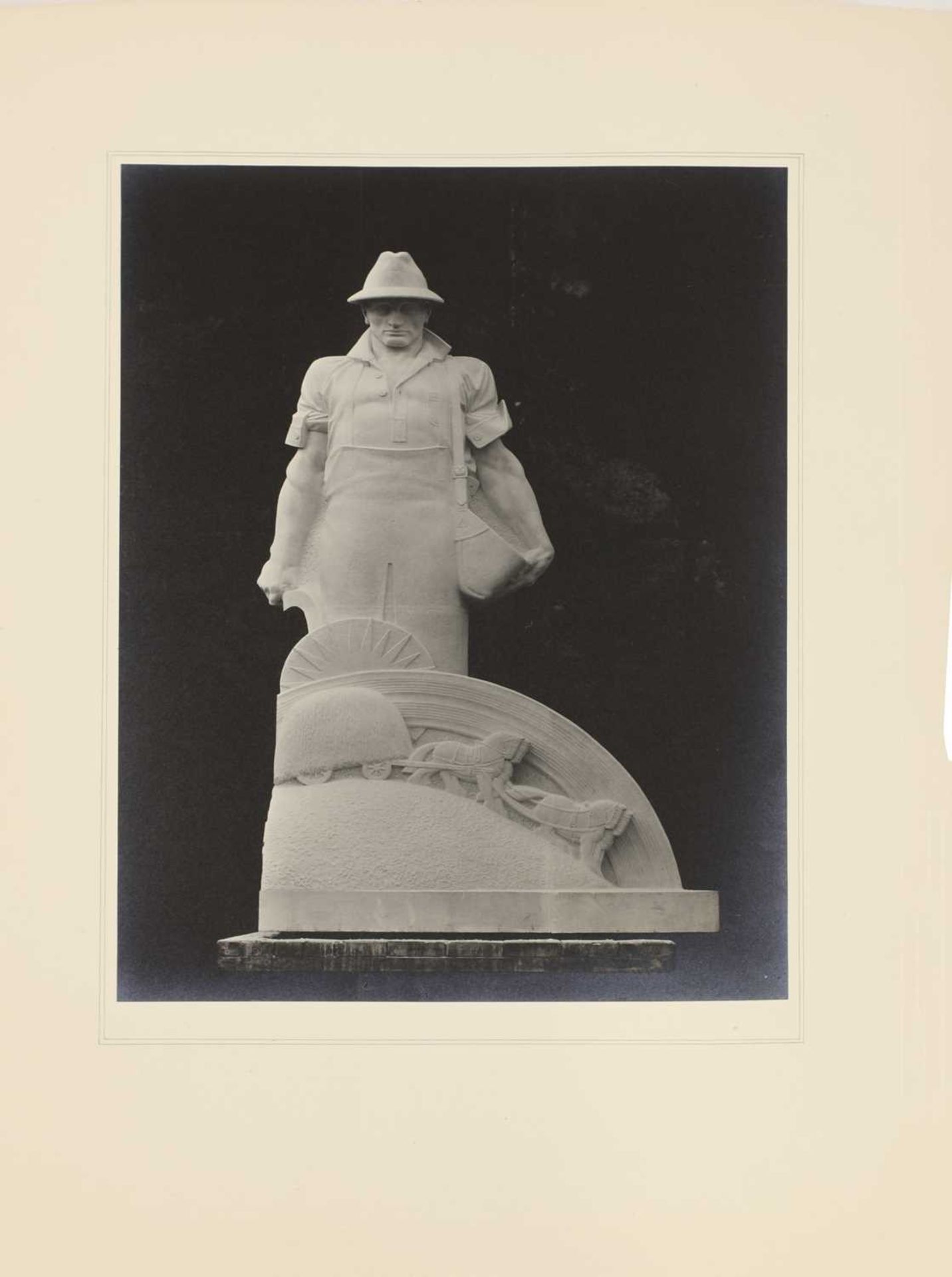 Twenty-five photographs of the sculptures on Imperial Chemical House and Thames House Millbank,