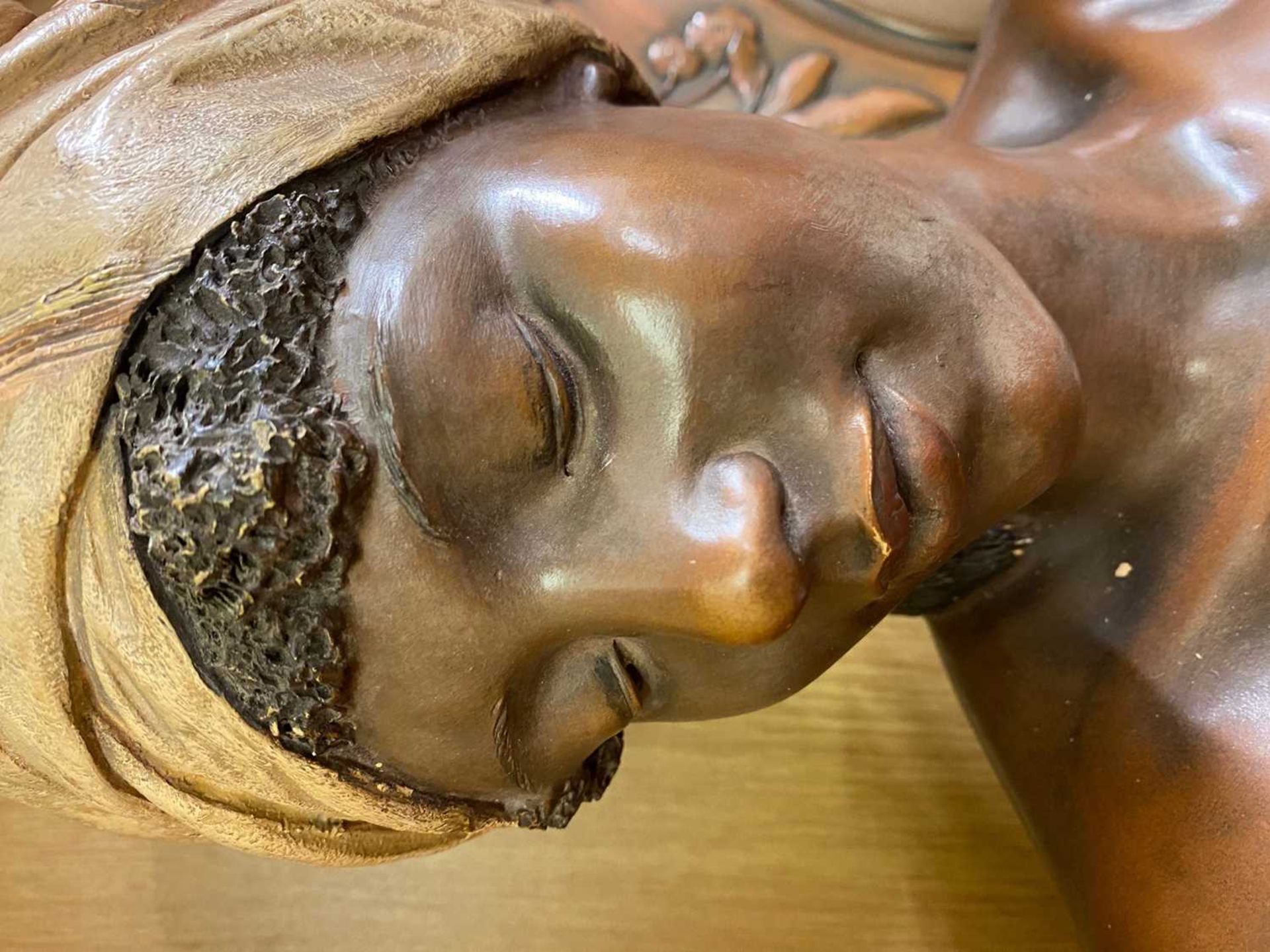 A Goldscheider 'La Negresse' terracotta bust, - Bild 8 aus 9