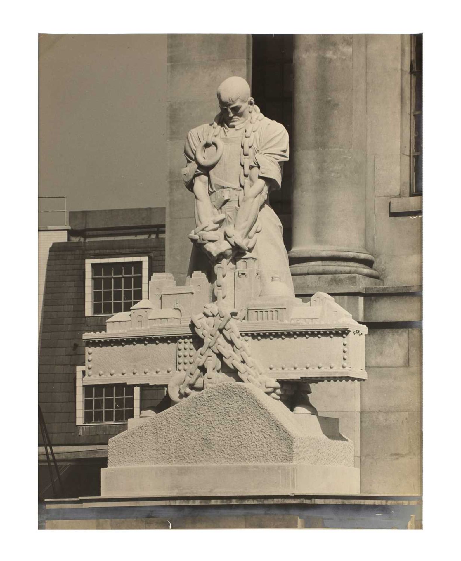 Twenty-five photographs of the sculptures on Imperial Chemical House and Thames House Millbank, - Image 16 of 20