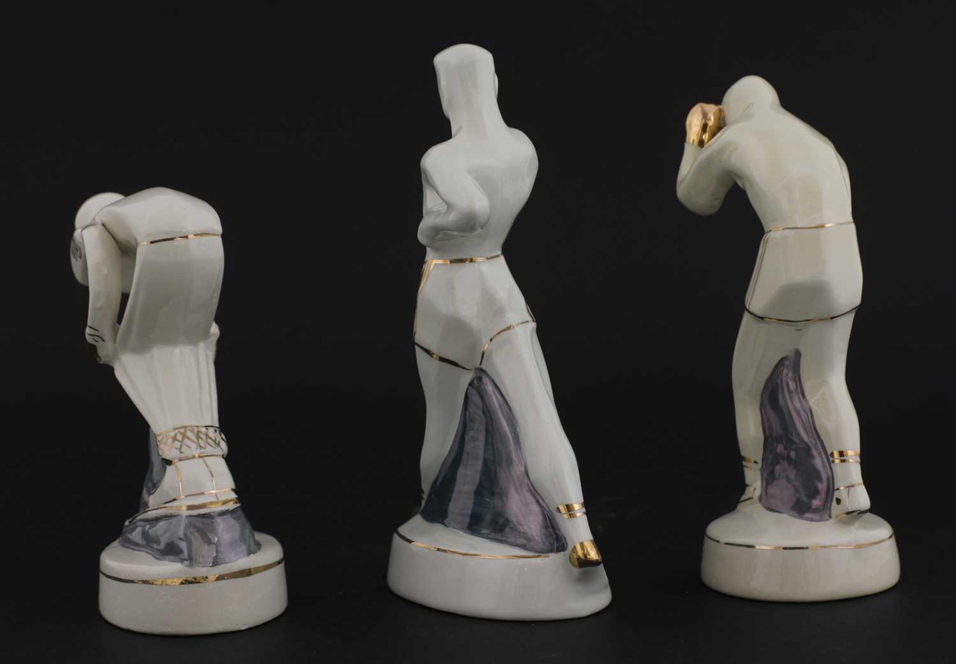 A set of six Rome XVII Olympiad (summer 1960) figural souvenir bottles, - Image 4 of 6