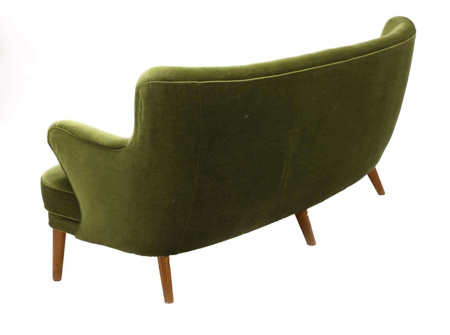 A Danish 'banana' settee, - Image 3 of 4